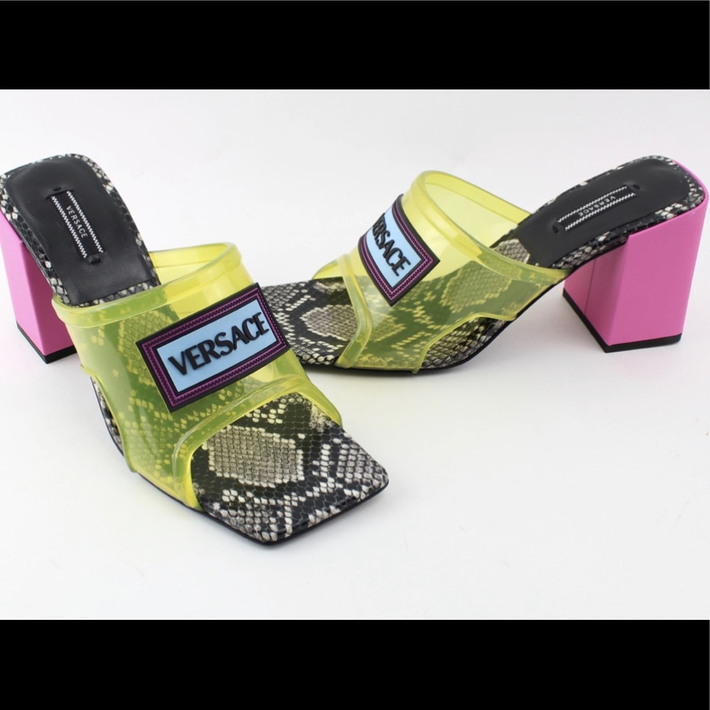 Versace PVC heel sz 41 AUTHENTIC
